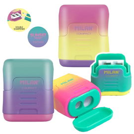 Temperówka Milan Sunset podwójna z pojemnikiem