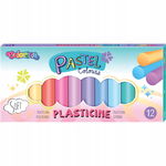PASTELOWA PLASTELINA COLORINO 12 KOLORÓW OKRĄGŁA