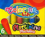 Plastelina klasyczna 6 kolorów COLORINO