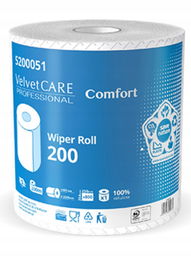 Ręcznik czyściwo papierowe celuloza papier Velvet Care w opak. 1 szt. biały