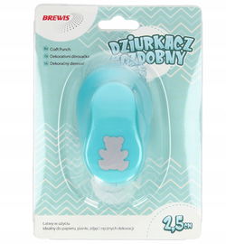 DZIURKACZ OZDOBNY 2,5CM MIŚ BREWIS