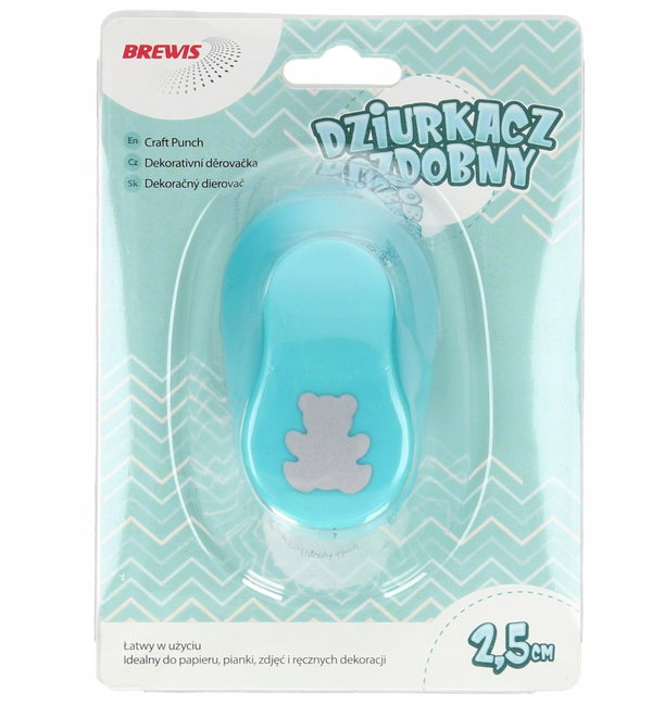 DZIURKACZ OZDOBNY 2,5CM MIŚ BREWIS