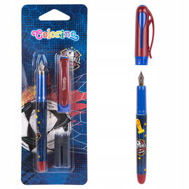 Pióro ze stalówką i 2 wymiennymi nabojami COLORINO FOOTBALL piłka nożna