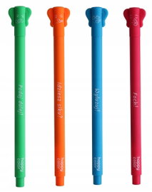 Długopis niebieski Happy Color mix kolor
