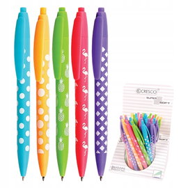 Długopis CRESCO Super Soft Eco mix wzorów