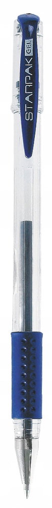 DŁUGOPIS SZKOLNY ŻELOWY NIEBIESKI GRIP 0,5 mm STARPAK - 1szt.