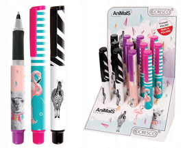 Pióro kulkowe na naboje Cresco AniMalS 202001-B