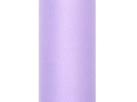 TIUL GŁADKI NA SZPULCE 15 cm x 9 m LILIOWY LILIA