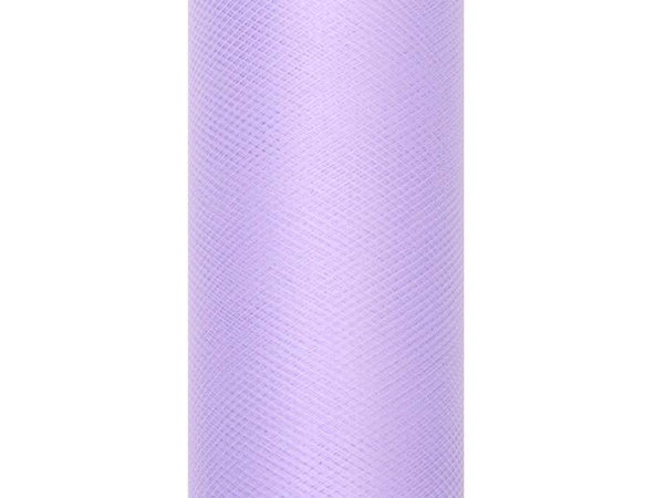 TIUL GŁADKI NA SZPULCE 15 cm x 9 m LILIOWY LILIA