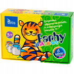 Farby plakatowe 6 kolorów 20 ml Tetis - zmywalne, intensywne barwy