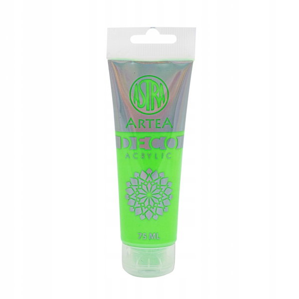 Farba akrylowa ASTRA DECO ARTEA 75ml NEON ZIELONY