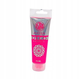 Farba akrylowa ASTRA DECO ARTEA 75ml NEON RÓŻOWY