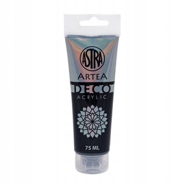 FARBA akrylowa Astra Deco Artea w tubce 75ml CZARNA