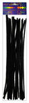 Wyciorki/ druciki kreatywne czarne 30 cm op. 25 szt. Dp Craft