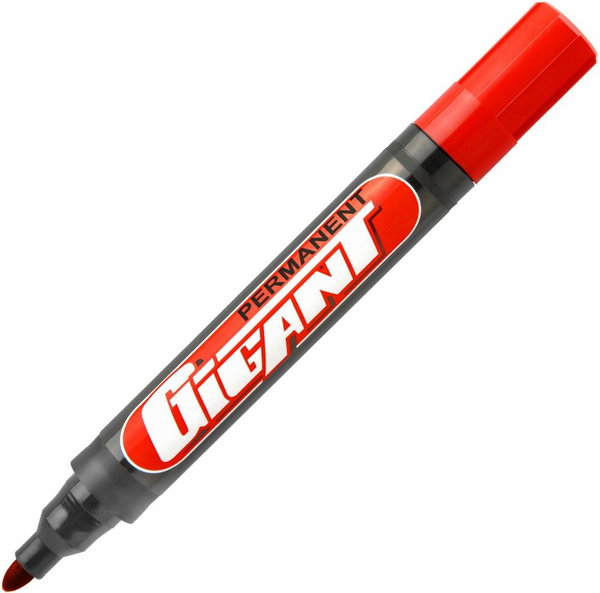 Marker permanentny wodoodporny Kamet Gigant czerwony 1 szt.