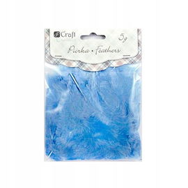Piórka 5-12 cm niebieskie CEPI-005, 5 g Dp Craft