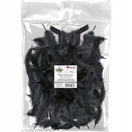 Piórka dekoracyjne Titanum 419582 czarne 16 g