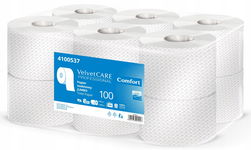 Papier toaletowy VelvetCARE JUMBO BIAŁY 12szt 100m