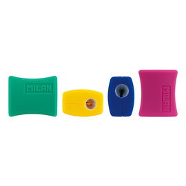 Temperówka manualna, podwójna, z pojemnikiem Milan