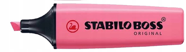 Zakreślacz STABILO boss pastel różowy ciemny 70/150