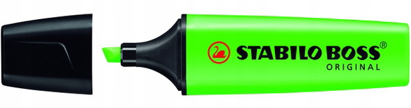 Zakreślacz STABILO boss zielony 70/33