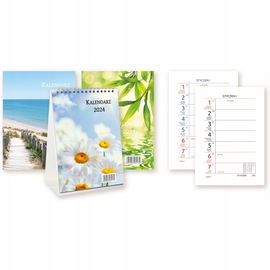 Kalendarz biurkowy 2025 Aniew krajobrazy