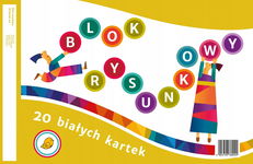 BLOK RYSUNKOWY A4/20 BIAŁY ARKO PAPIER