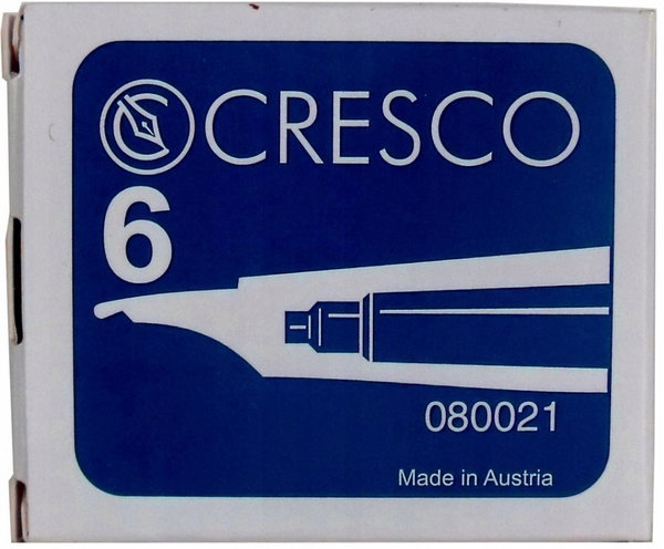 Naboje niebieski Cresco 6 szt.