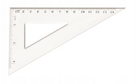 Ekierka prostokątna 14.5cm BL004-B