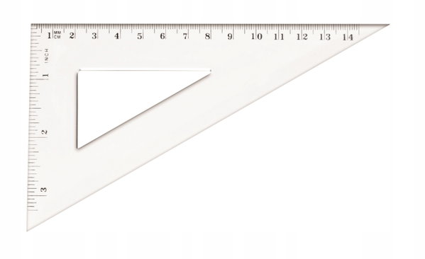 Ekierka prostokątna 14.5cm BL004-B
