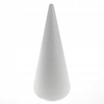Ozdoba styropianowa - stożek styropianowy 15cm