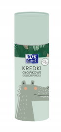 KREDKI OŁÓWKOWE W TUBIE OXFORD KIDS 24+2 KOLORY