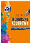 Blok techniczny A4 10k 225g kolor, Oxford