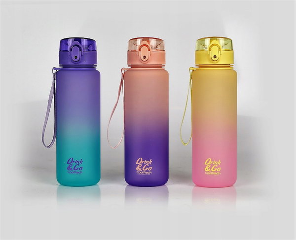 BIDON BRISK OMBRE GRADIENT 600ML. MIX KOLOR PASTEL COOLPACK