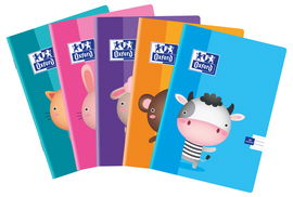 ZESZYT OXFORD KIDS A5/16K LINIA PODWÓJNA klasyczne niebieskie trzy linie