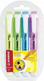 Zakreślacz STABILO SWING COOL NEON (4 sztuki)