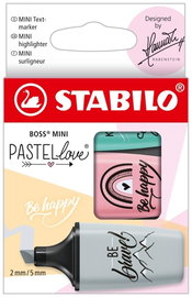 Zakreślacz Stabilo Boss Mini Pastel 3 , pastelowe
