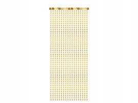 Kurtyna - Gwiazdki, złoty, 100x245 cm