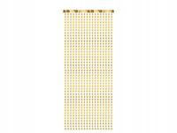 Kurtyna - Gwiazdki, złoty, 100x245 cm