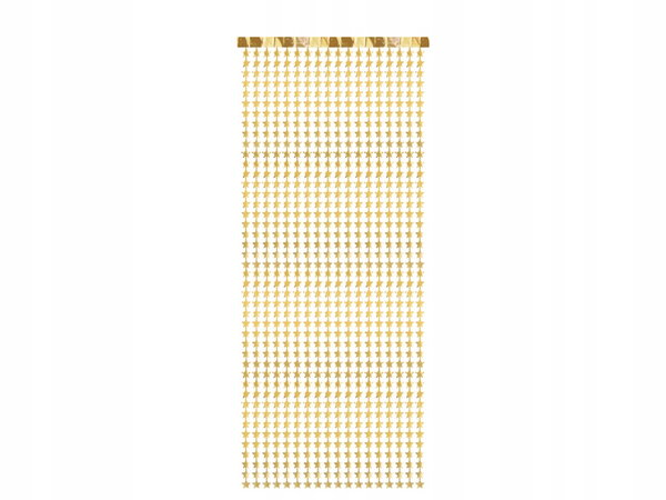Kurtyna - Gwiazdki, złoty, 100x245 cm