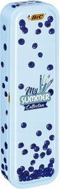 MY SUMMER COLLECTION NIEBIESKI ZESTAW METALOWE PUDEŁKO BIC 4