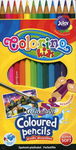 Kredki akwarelowe 12 kolorów + pędzelek Colorino