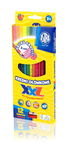 Kredki ASTRA ołówkowe XXL gruby grafit 4mm 12 kol.