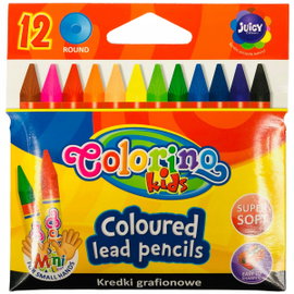 Colorino Kids Kredki grafionowe 12 kol.