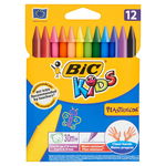 BIC KIDS kredki świecowe PLASTIDECOR 12 kolorów
