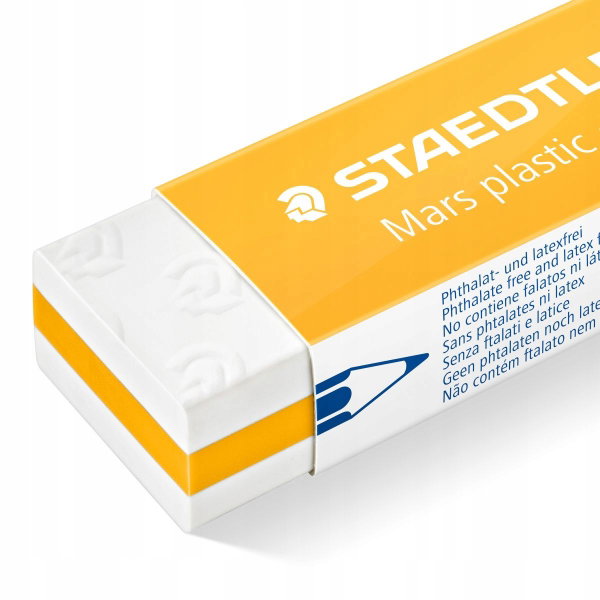Gumka do mazania Mars plastic Staedtler Żółta