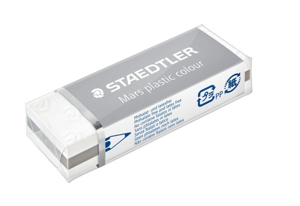 Gumka do mazania Mars plastic Staedtler Szara