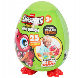 ZURU Smashers Junior Dino Dough DINOZAUR z ciastoliną Jajko XXL