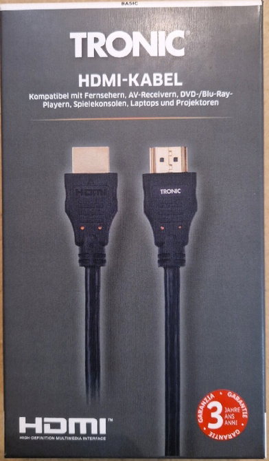 Kabel HDMI 4K Tronic 1,8m