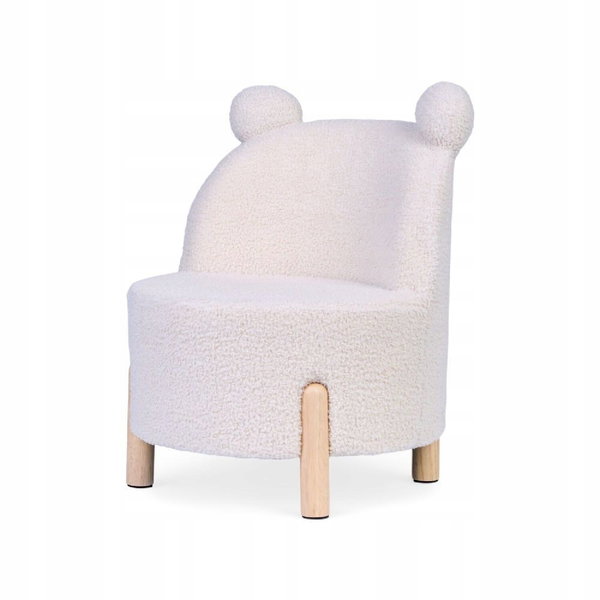 Fotel dziecięcy Childhome Teddy Bear Off White beżowy